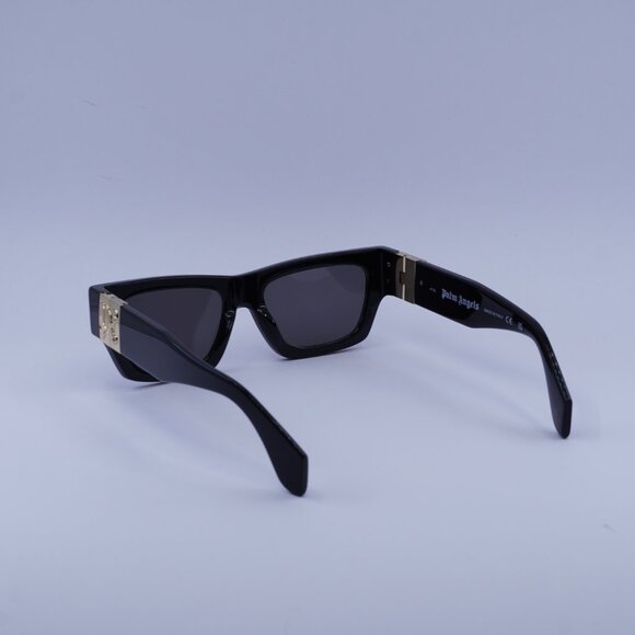 Palm Angels PERI10J MAGNOLIA 1007 Sunglasses Black Square Frame, Grey Lenses - Picture 9 of 10